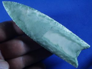 porcelain clovis arrowhead