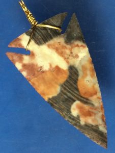 flint ridge one of a kind arrowhead necklace