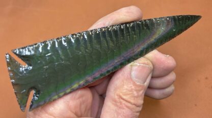 Jalisco Obsidian Rainbow Spear Point - Image 2